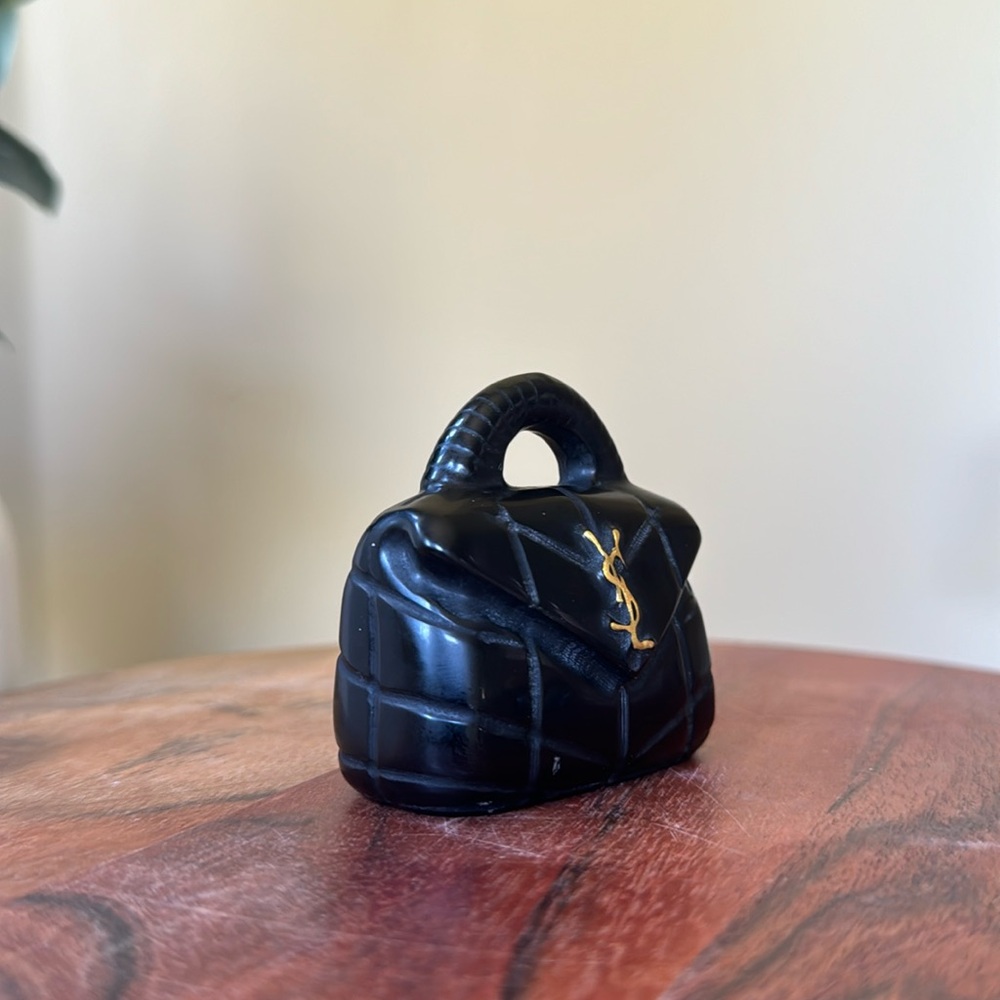 Fashion Stone Crystal Carved Purse - Picture 3 of 5